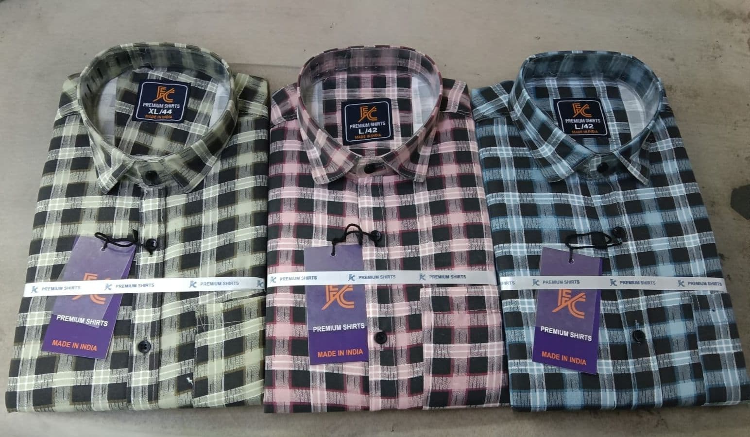 Mens Laffer check Shirts
