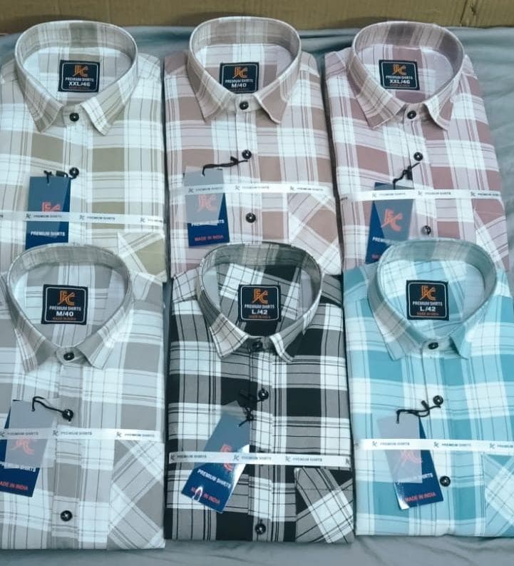 Mens Laffer Check Lining Shirts