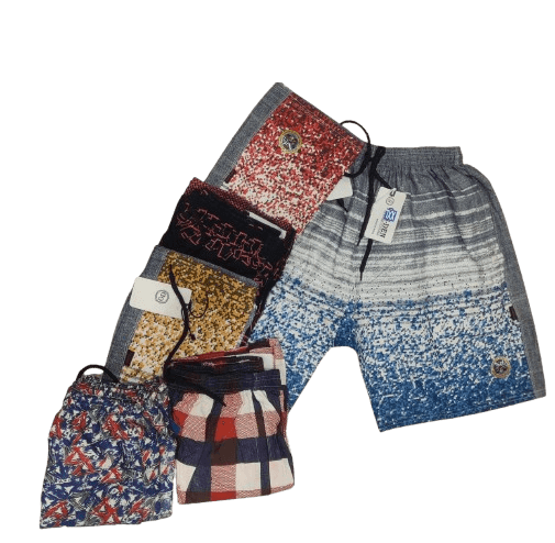 Men’s Printed Cotton Shorts / Nikkar – Casual Wear